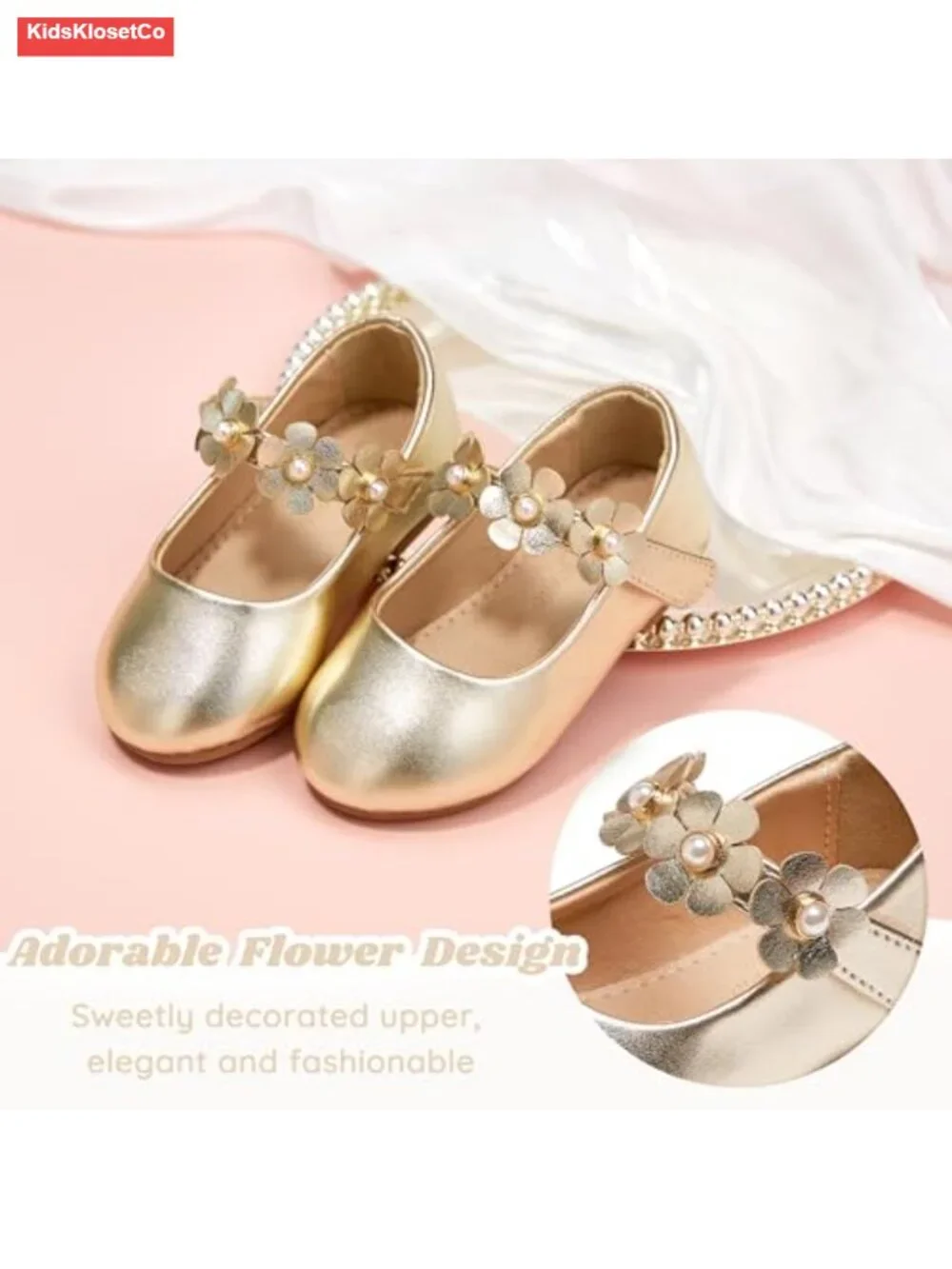 Toddler Girl Mary Jane Dress Shoes Flat Ballerina